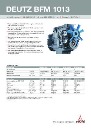 Motori Deutz BF 4 M 1013 FC