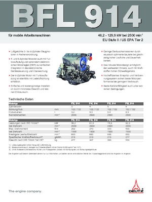 Motori Deutz BF 6 L 914 C