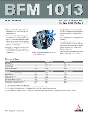 Motori Deutz BF 6 M 1013 EC