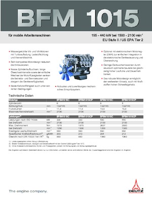 Motori Deutz BF 8 M 1015 CP