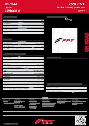 Motori FPT Industrial Cursor78 ENT (243 kW)
