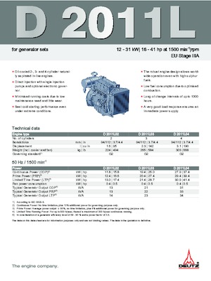 Motori Deutz D 2011 L04