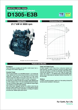 Motori Kubota D1305-E3B