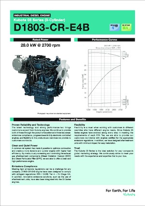 Motori Kubota D1803-CR-E4B