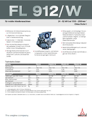 Motori Deutz F 5 L 912 / W