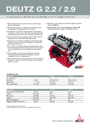 Motori Deutz G 2.9 L4