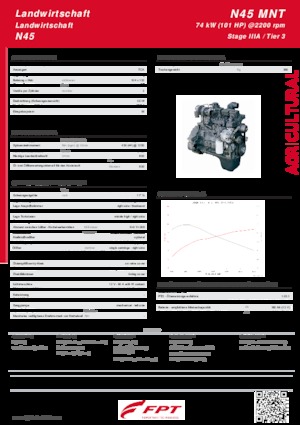 Motori FPT Industrial N45 MNT (74 kW) 