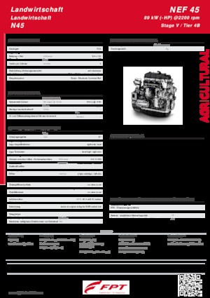 Motori FPT Industrial NEF 45 