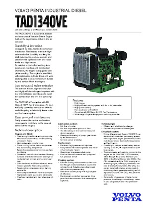 Motori Volvo Penta TAD1340VE