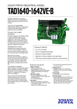 Motori Volvo Penta TAD1640VE-B