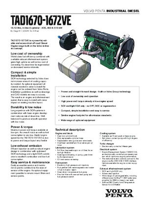 Motori Volvo Penta TAD1670VE