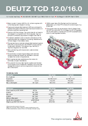 Motori Deutz TCD 12.0 V6