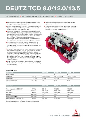 Motori Deutz TCD 13.5 L6