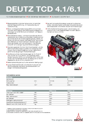 Motori Deutz TCD 4.1 L4