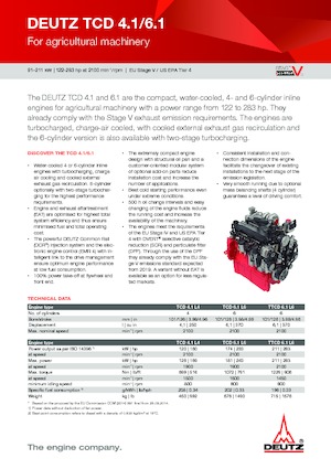 Motori Deutz TCD 4.1