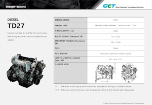 Motori Global Component Technologies TD27