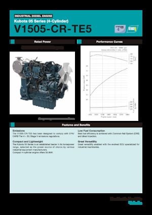 Motori Kubota V1505-CR-TE5