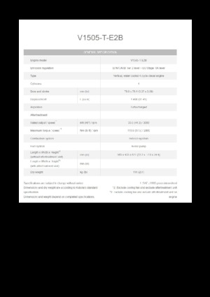 Motori Kubota V1505-T-E2B