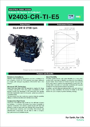 Motori Kubota V2403-CR-TI-E5