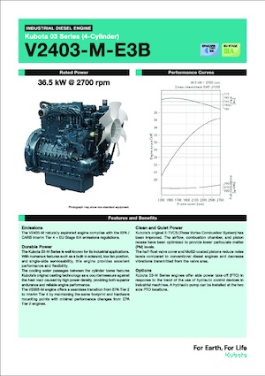 Motori Kubota V2403-M-E3B