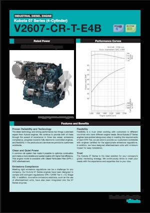 Motori Kubota V2607-CR-T-E4B