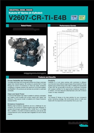 Motori Kubota V2607-CR-TI-E4B