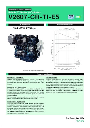 Motori Kubota V2607-CR-TI-E5