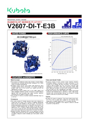 Motori Kubota V2607-DI-T-E3B