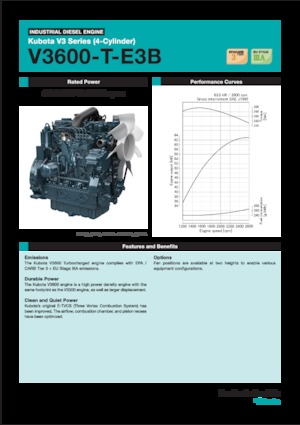 Motori Kubota V3600-T-E3B