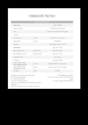 Motori Kubota V3800-TIEF4H