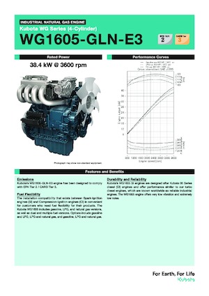 Motori Kubota WG1605-GLN-E3