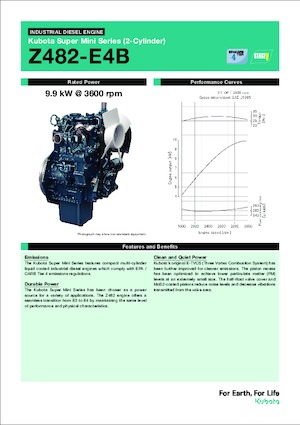 Motori Kubota Z482-E4B