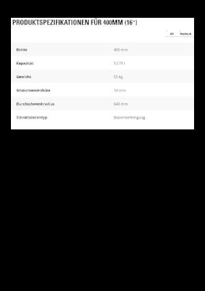 Žlice bagera Caterpillar 400 MM