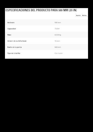 Žlice bagera Caterpillar 500 MM