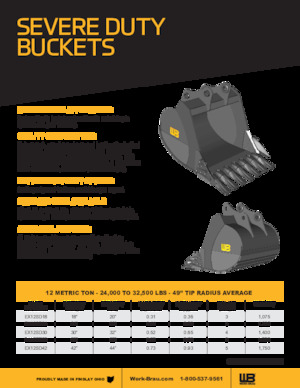 Žlice bagera Werk-Brau EX35SD