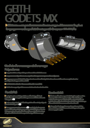Žlice bagera Geith H11-1000