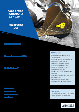 Žlice bagera Arden R30S31