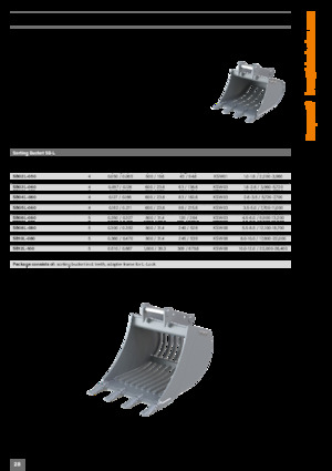 Žlice bagera Kinshofer SB06L-100