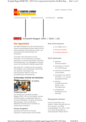 Kopači za iskopavanje grobova Reform Werke Boki 2551 E