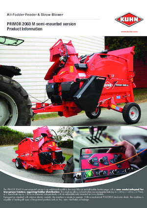 Mješalice za hranu Kuhn Primor 2060 M Semi-Mounted