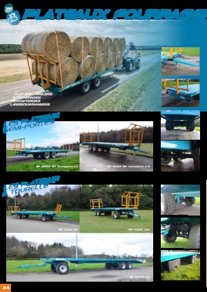 Prikolice s ravnim ležajem Rolland RP 10006 LCH