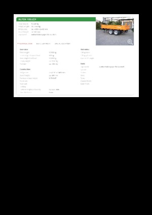 Prikolice s ravnim ležajem Reisch RUTDK-105.LOF