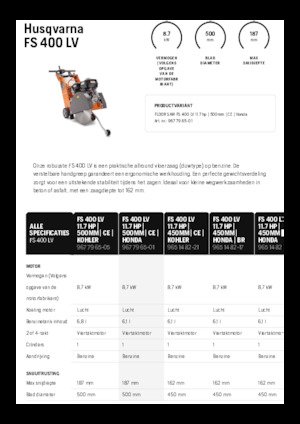 Pile za pod Husqvarna FS 400 LV