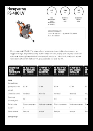 Pile za pod Husqvarna FS 400 LV
