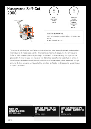 Pile za pod Husqvarna Soff-Cut® 2000