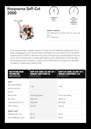 Pile za pod Husqvarna Soff-Cut® 2000