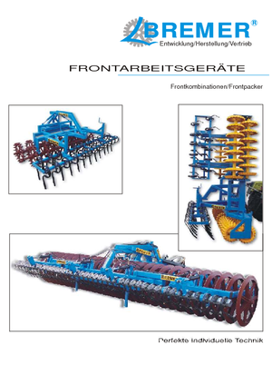 Preklopni kultivatori Bremer FP 900/300 E