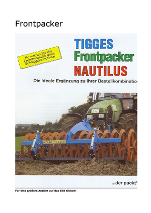 Preklopni kultivatori Tigges Nautilus 740