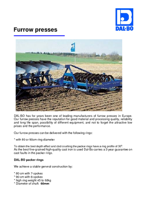 Preklopni kultivatori DAL-BO UP 3,15