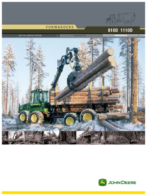 Šumski specijalni traktori John Deere 1110 D